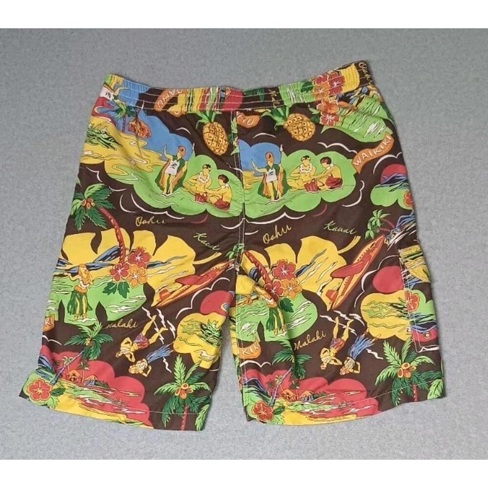 NWT! American Living Swim Trunks Mens Size M Brown Pina Cape Neddick Island 100% - Picture 12 of 12